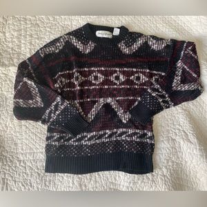 Patterned Acrylic Sweater